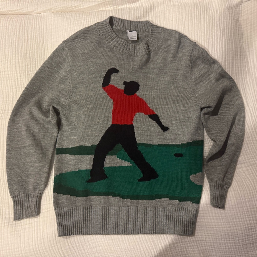 Nike Tiger Woods Knit Golf Crew Sweater